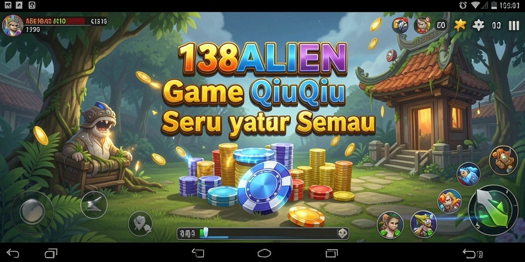 Tampilan gameplay QiuQiu yang menarik dan penuh warna.