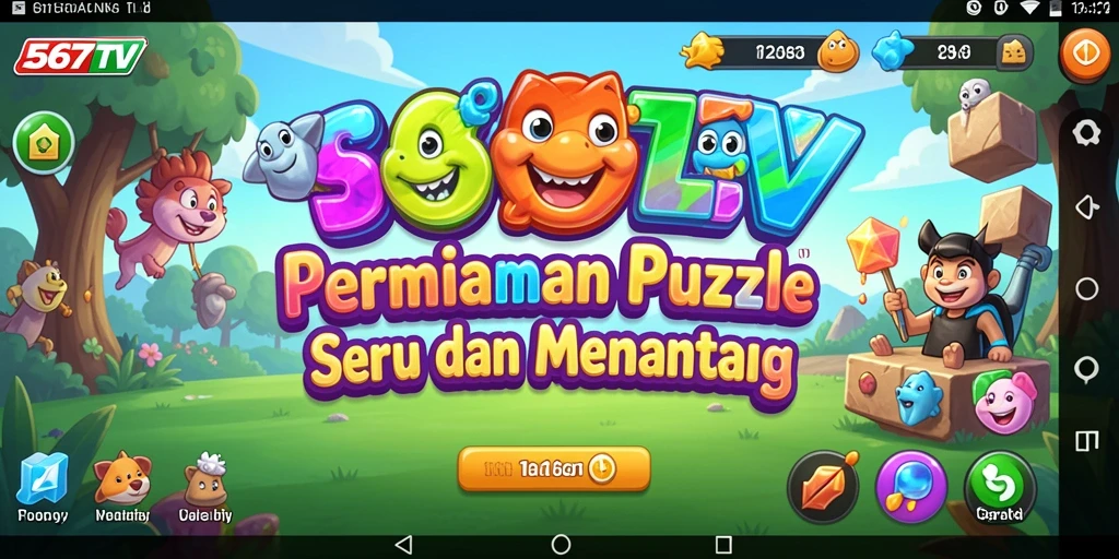 Tangkapan layar inovatif dari gameplay 567TV yang menantang.