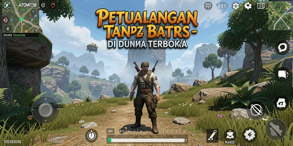 Screenshot dari gameplay Open World yang menakjubkan di ATOM138.