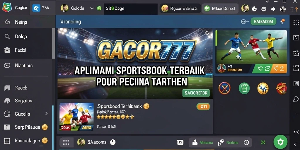 Tampilan menarik dari GACOR777 saat memasang taruhan pada olahraga favorit.