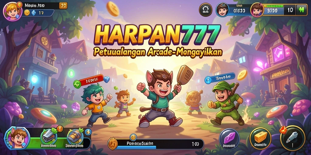 Tampilan gameplay seru dari HARAPAN777 yang penuh aksi.