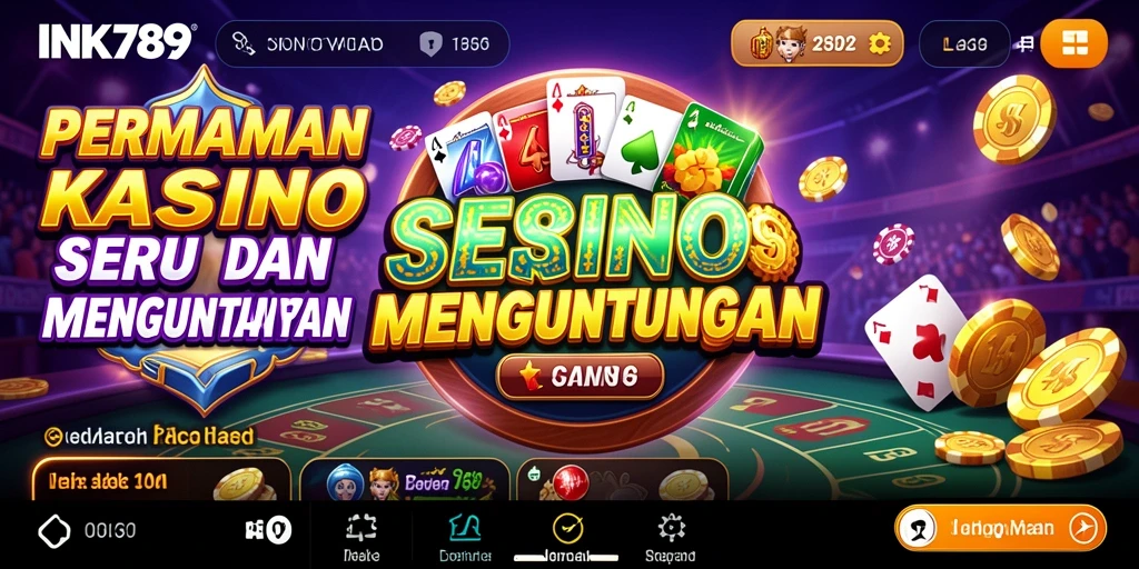 Skrinsut gameplay seru di aplikasi Kasino INK789