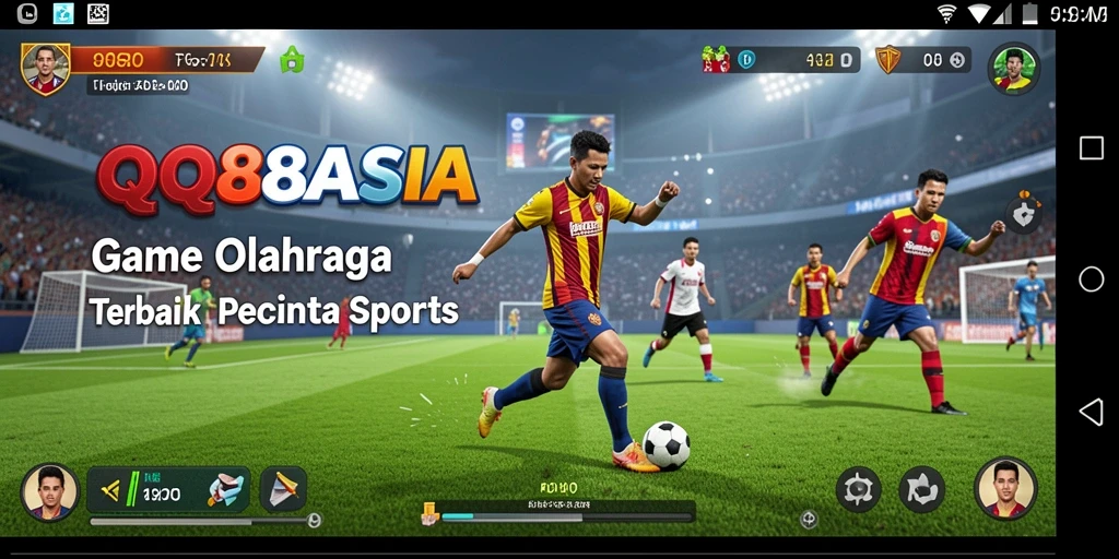 Tampilan gameplay <strong>QQ88ASIA</strong> yang seru dengan aksi olahraga yang mendebarkan.
