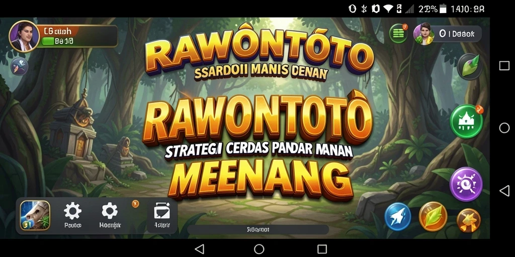 Screenshot utama RAWONTOTO menampilkan strategi pertempuran yang mendebarkan.