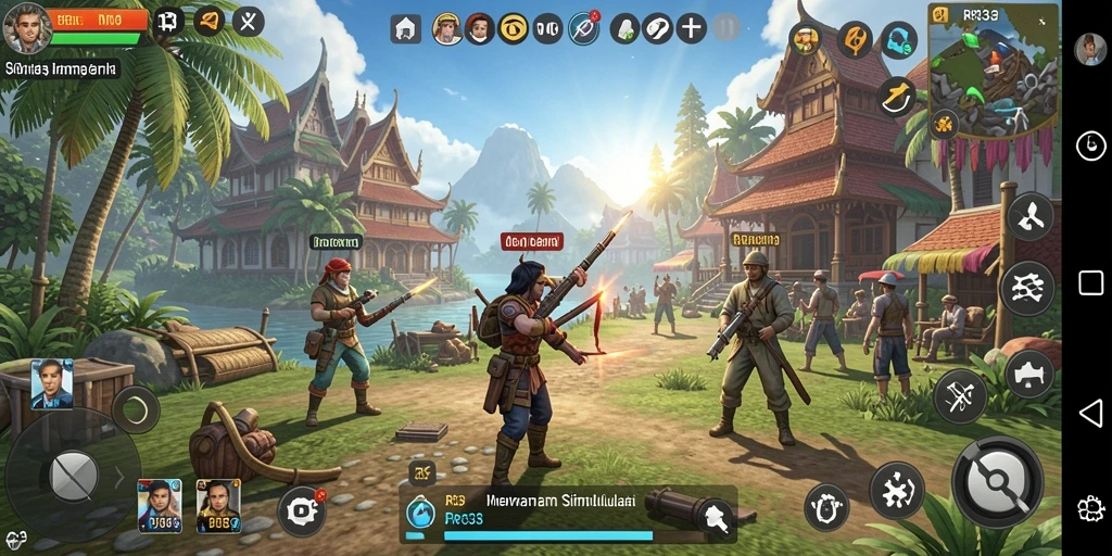 Tampilan gameplay <strong>RR33</strong> dengan elemen simulasi yang realistis dan menarik.