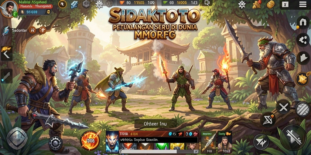 Gameplay SIDAKTOTO yang intens dan penuh aksi di dunia MMORPG.