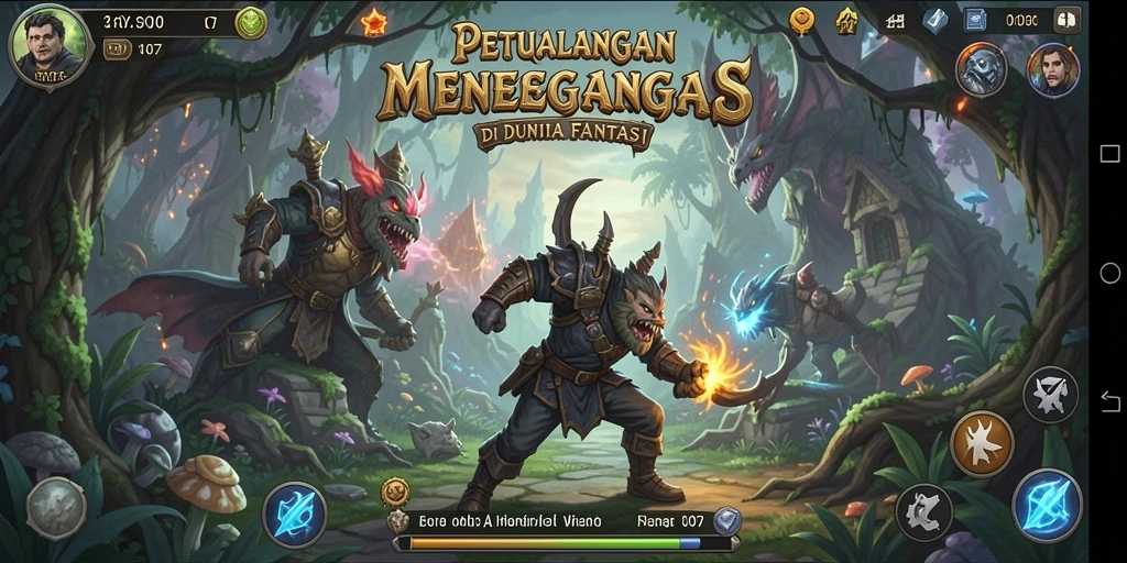 Tampilan gameplay V07 yang memukau dalam dunia petualangan.
